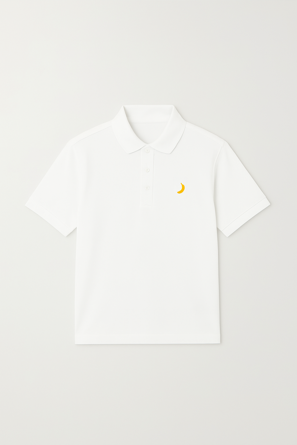 Fresh White Tennis Paradise Polo Shirt