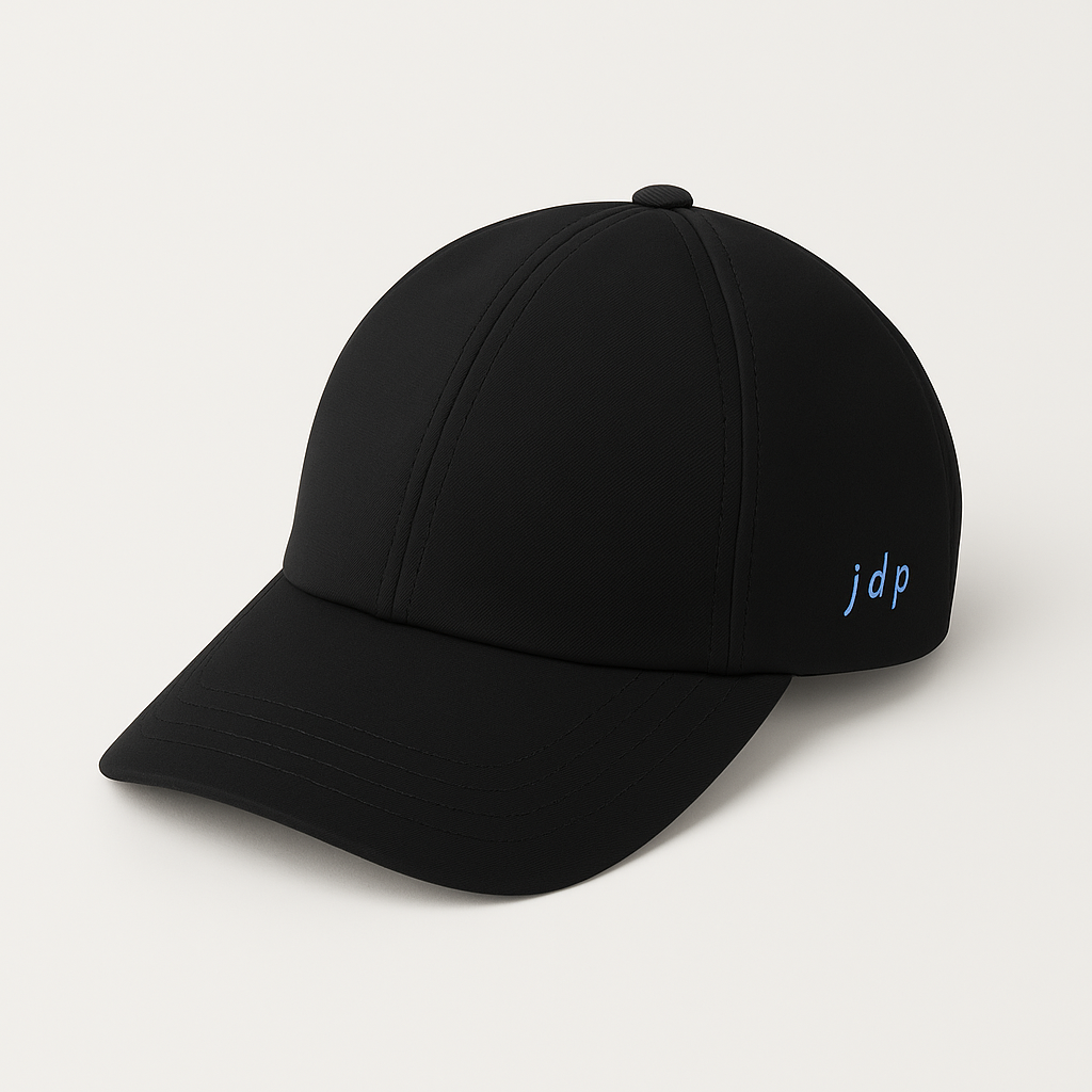 Matte Black Magic Tennis Hat