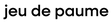 Jeu de paume logo